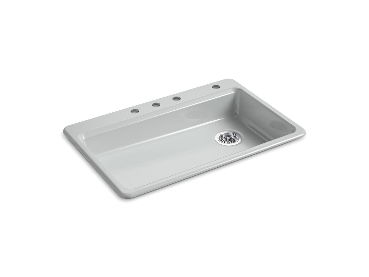KOHLER Riverby 33" top-mount single-bowl kitchen sink