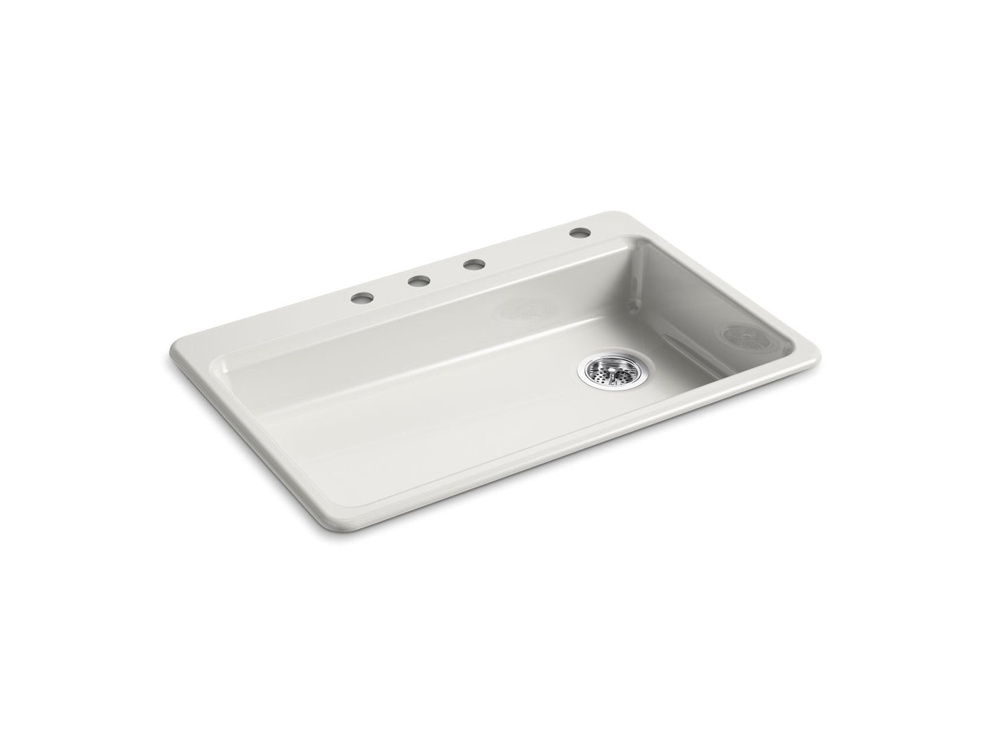 KOHLER Riverby 33" top-mount single-bowl kitchen sink
