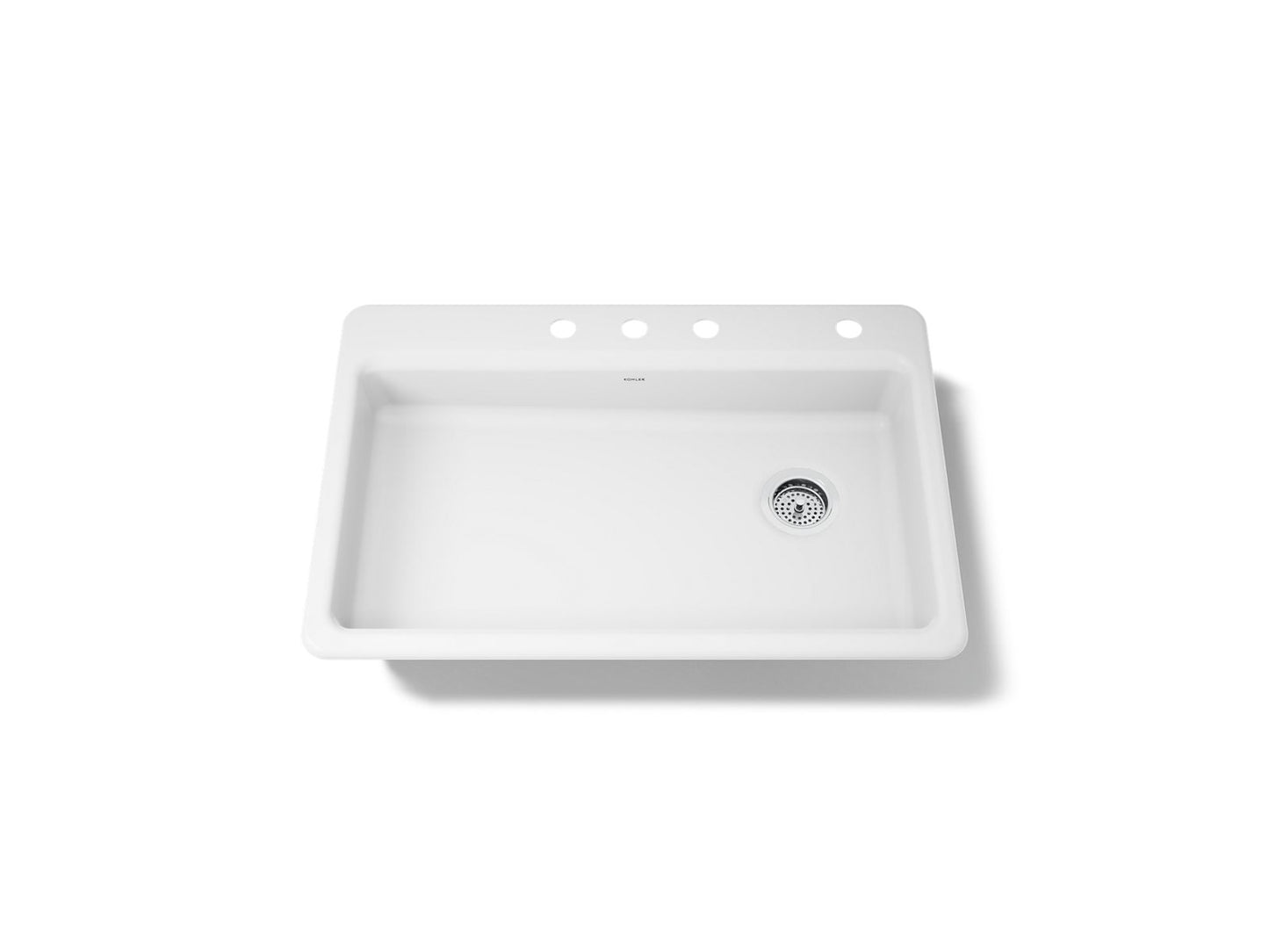 KOHLER Riverby 33" top-mount single-bowl kitchen sink