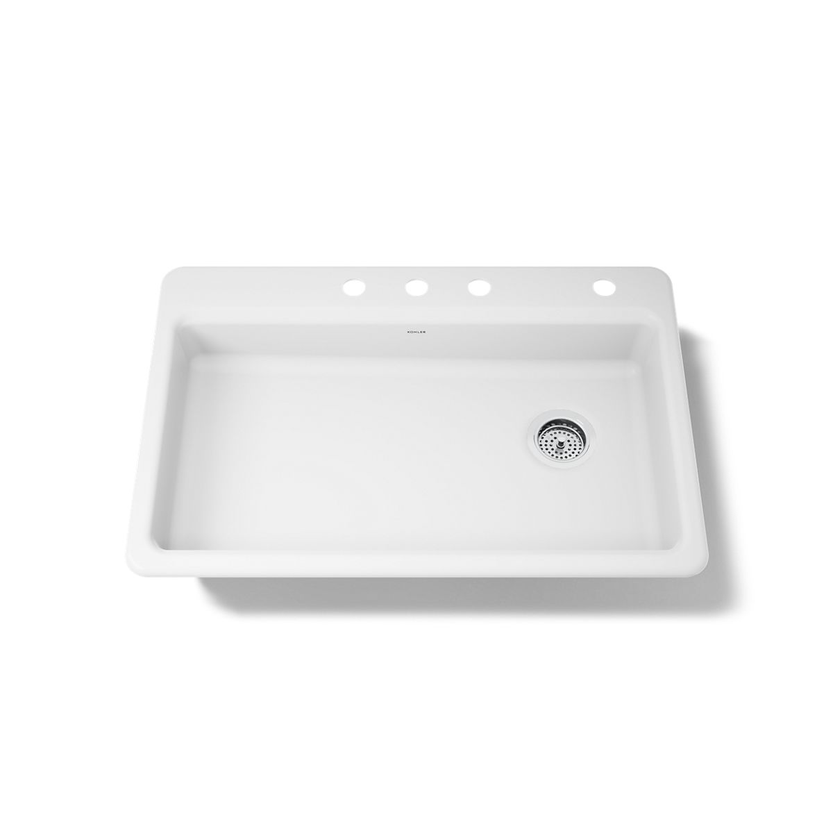 KOHLER Riverby 33" top-mount single-bowl kitchen sink