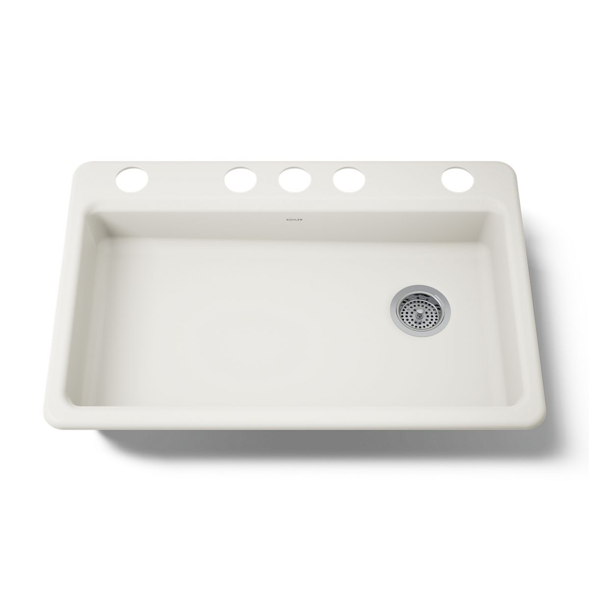 KOHLER K-8689-5U Riverby 33" undermount single-bowl kitchen sink