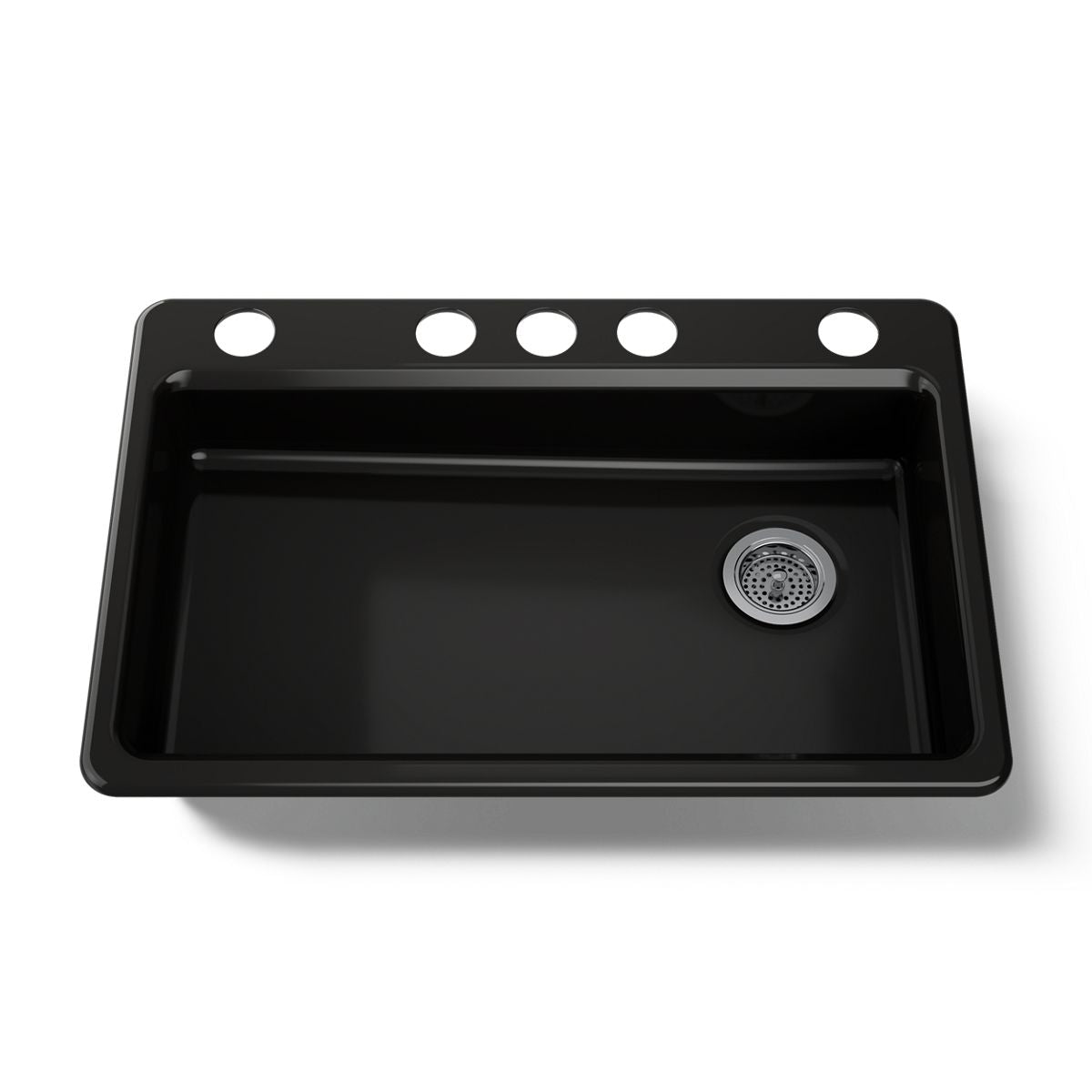 KOHLER K-8689-5U Riverby 33" undermount single-bowl kitchen sink