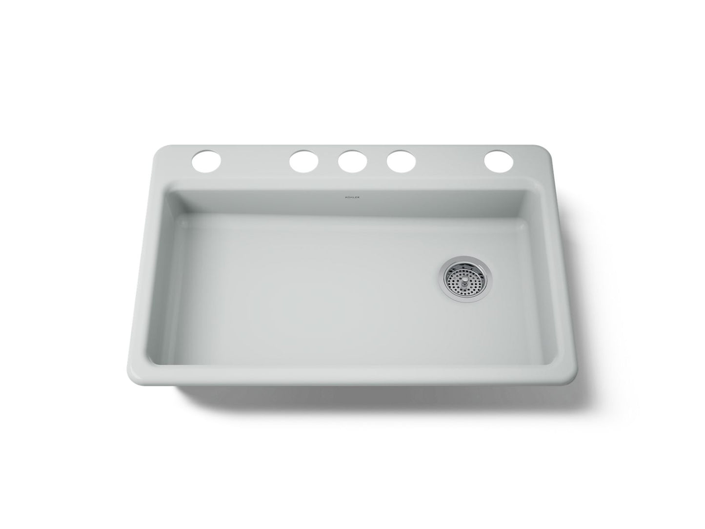 KOHLER K-8689-5U Riverby 33" undermount single-bowl kitchen sink