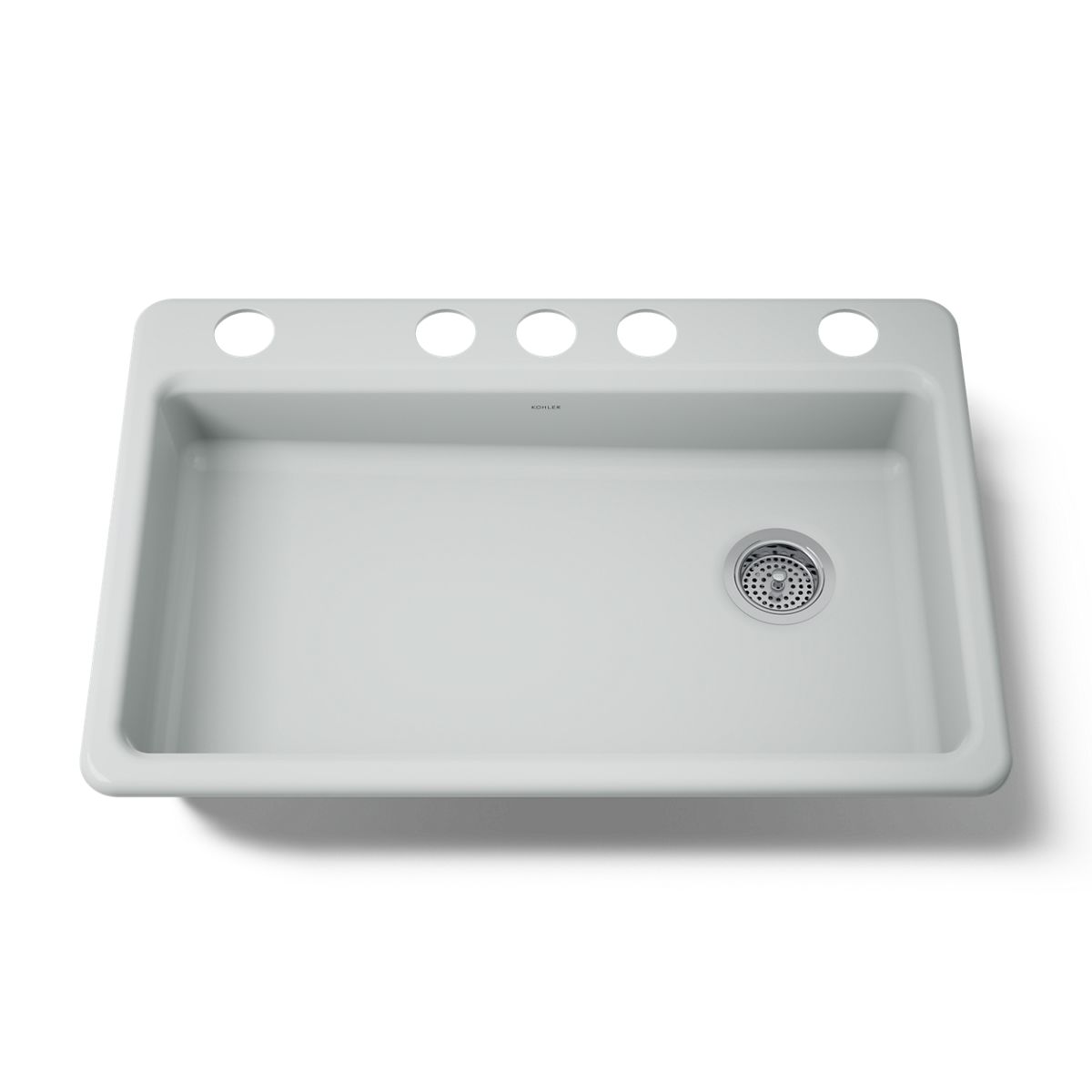 KOHLER K-8689-5U Riverby 33" undermount single-bowl kitchen sink
