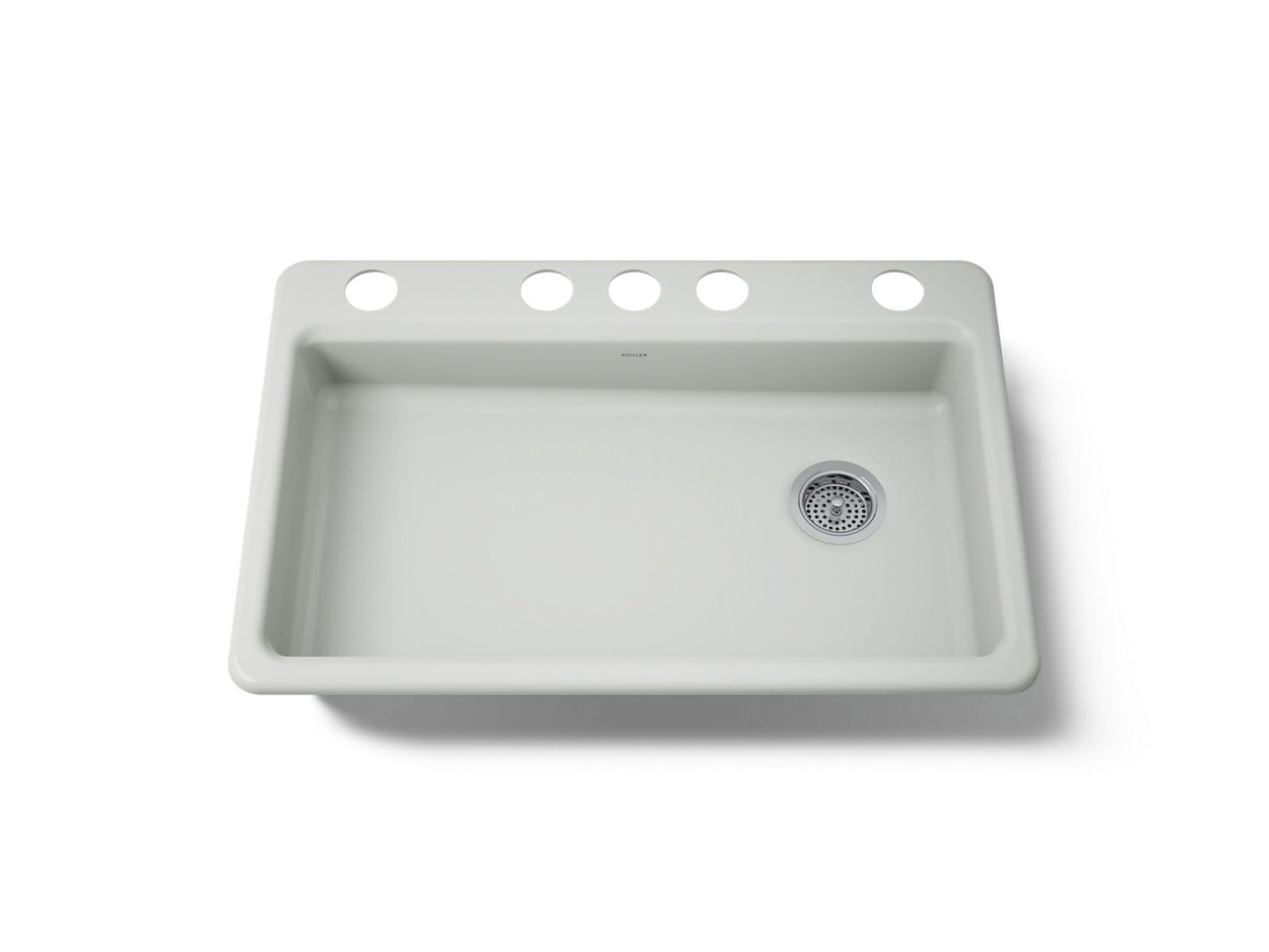 KOHLER K-8689-5U Riverby 33" undermount single-bowl kitchen sink