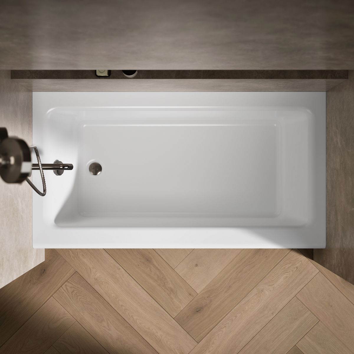 KOHLER K-875 Bellwether 60" x 32" alcove bath, left drain
