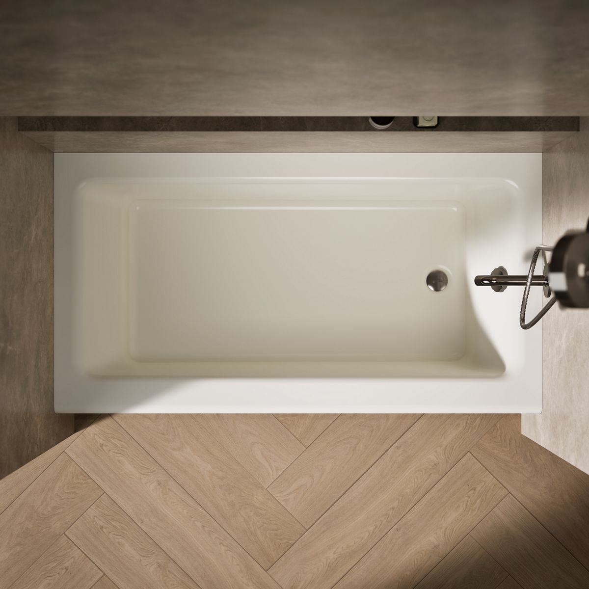 KOHLER K-876 Bellwether 60" x 32" alcove bath, right drain
