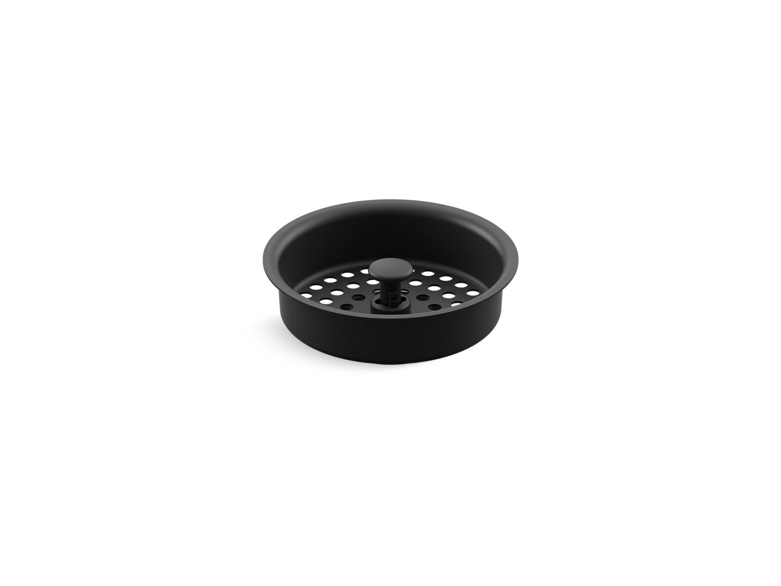 KOHLER K-8803 Duostrainer Sink strainer basket, matte black