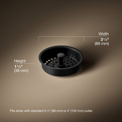 3/4 view of product with dimensions