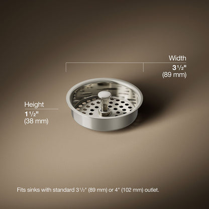 3/4 view of product with dimensions