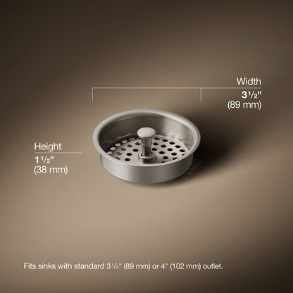 3/4 view of product with dimensions