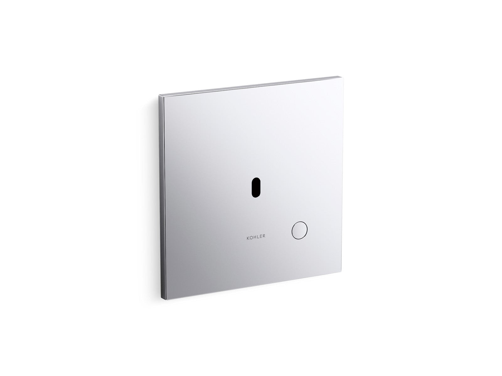 KOHLER K-90TB00L50 Mach Flex Metal faceplate for concealed touchless toilet flushometer, 1.1 gpf, polished chrome