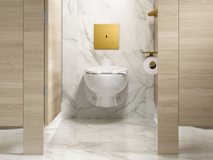 KOHLER K-90TB00R50 Mach Flex Metal Faceplate for Concealed Touchless Toilet Flushometer, 1.6 GPF, Vibrant Brushed Moderne Bra