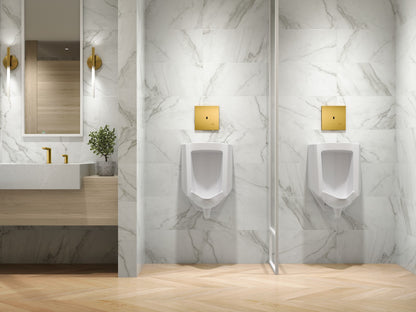 KOHLER K-90UB00D40 Mach Flex Metal faceplate for concealed touchless urinal flushometer, 0.125 gpf, vibrant brushed...