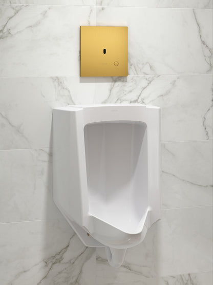 KOHLER K-90UB00D40 Mach Flex Metal faceplate for concealed touchless urinal flushometer, 0.125 gpf, vibrant brushed...