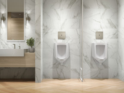 KOHLER K-90UB00D40 Mach Flex Metal faceplate for concealed touchless urinal flushometer, 0.125 gpf, vibrant brushed...