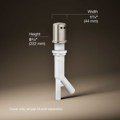 3/4 view of product with dimensions