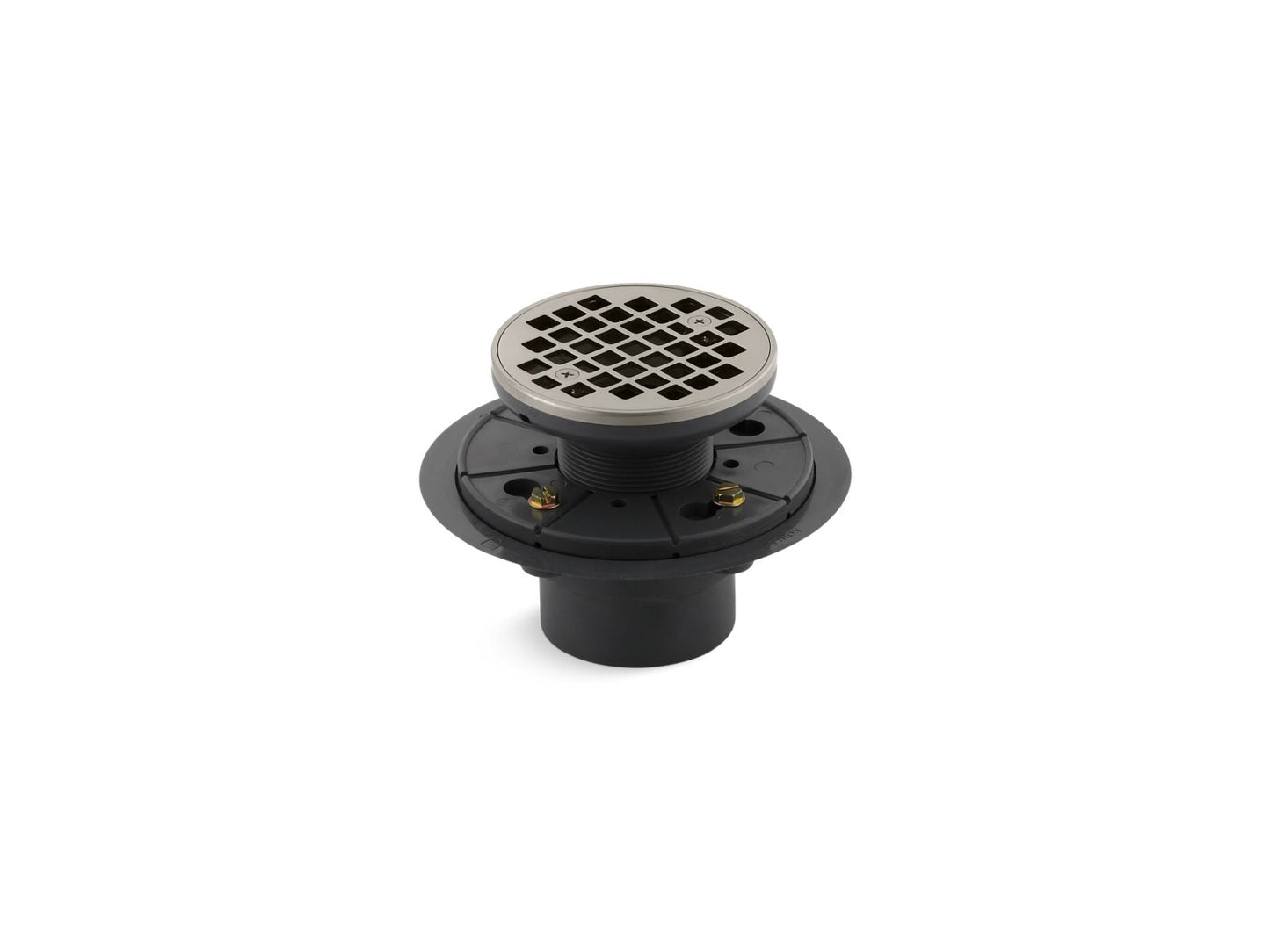 KOHLER K-9135 Clearflo Round design tile-in shower drain, vibrant brushed nickel