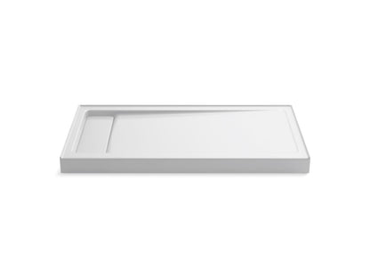 angled overhead view, 1-point perspective