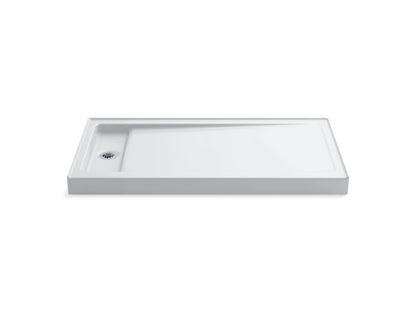 KOHLER K-9165 Bellwether 60" x 32" alcove shower base, left offset drain
