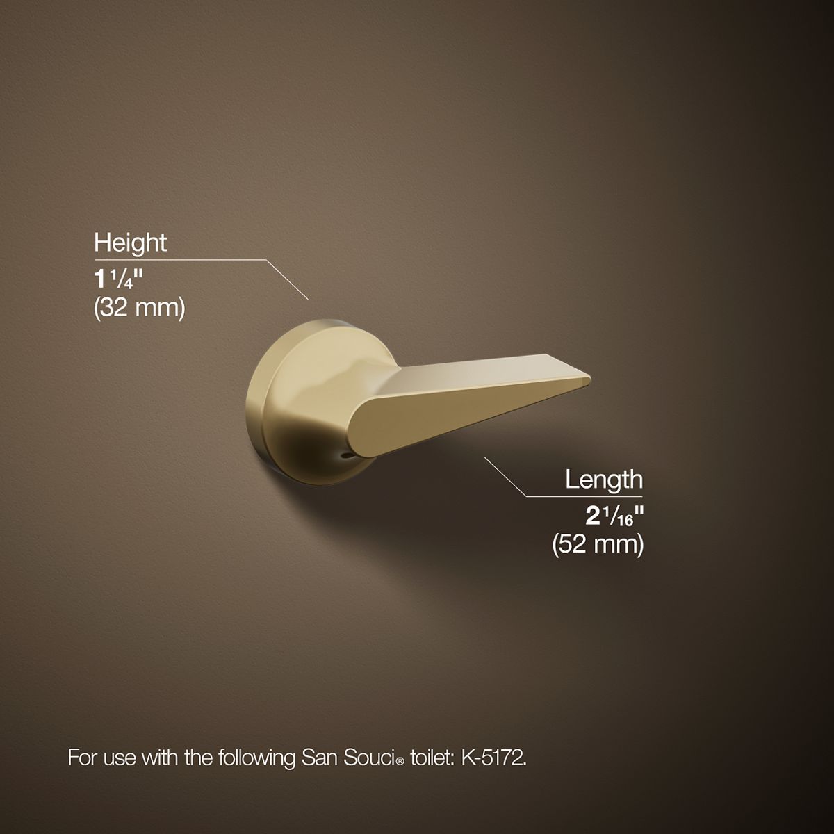 KOHLER San Souci Trip lever for K-5172