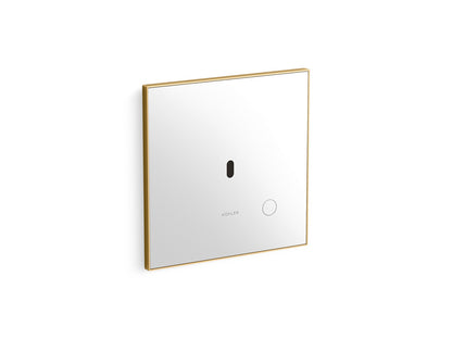 KOHLER K-91UB10D40-0WH Mach Flex Glass faceplate for concealed touchless urinal flushometer, 0.125 gpf, vibrant brushed...