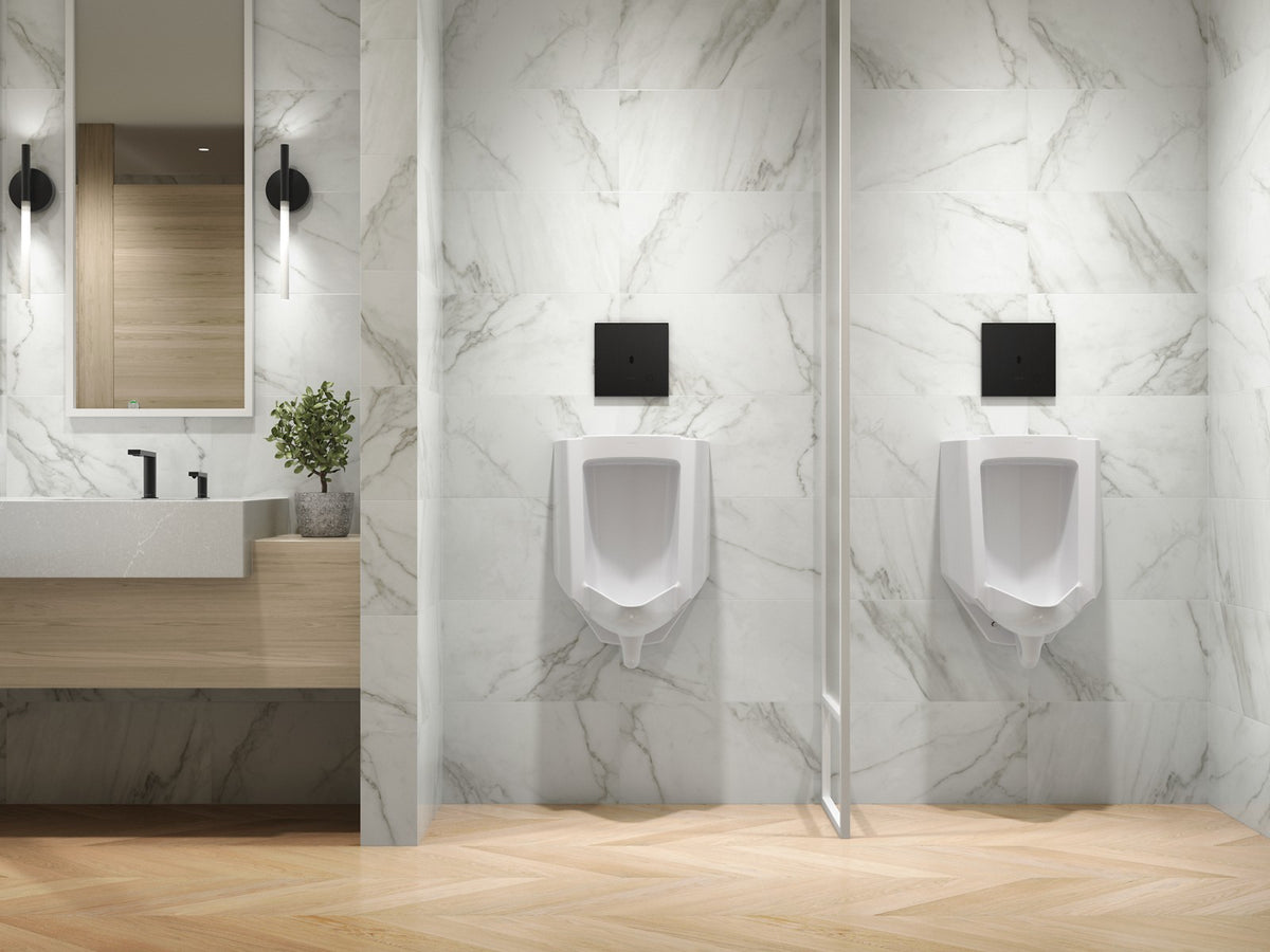 KOHLER K-91UB10D40-7BK Mach Flex Glass faceplate for concealed touchless urinal flushometer, 0.125 gpf, matte black - view 2