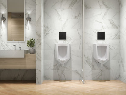 KOHLER K-91UB10D40-7BK Mach Flex Glass faceplate for concealed touchless urinal flushometer, 0.125 gpf, polished chrome -...