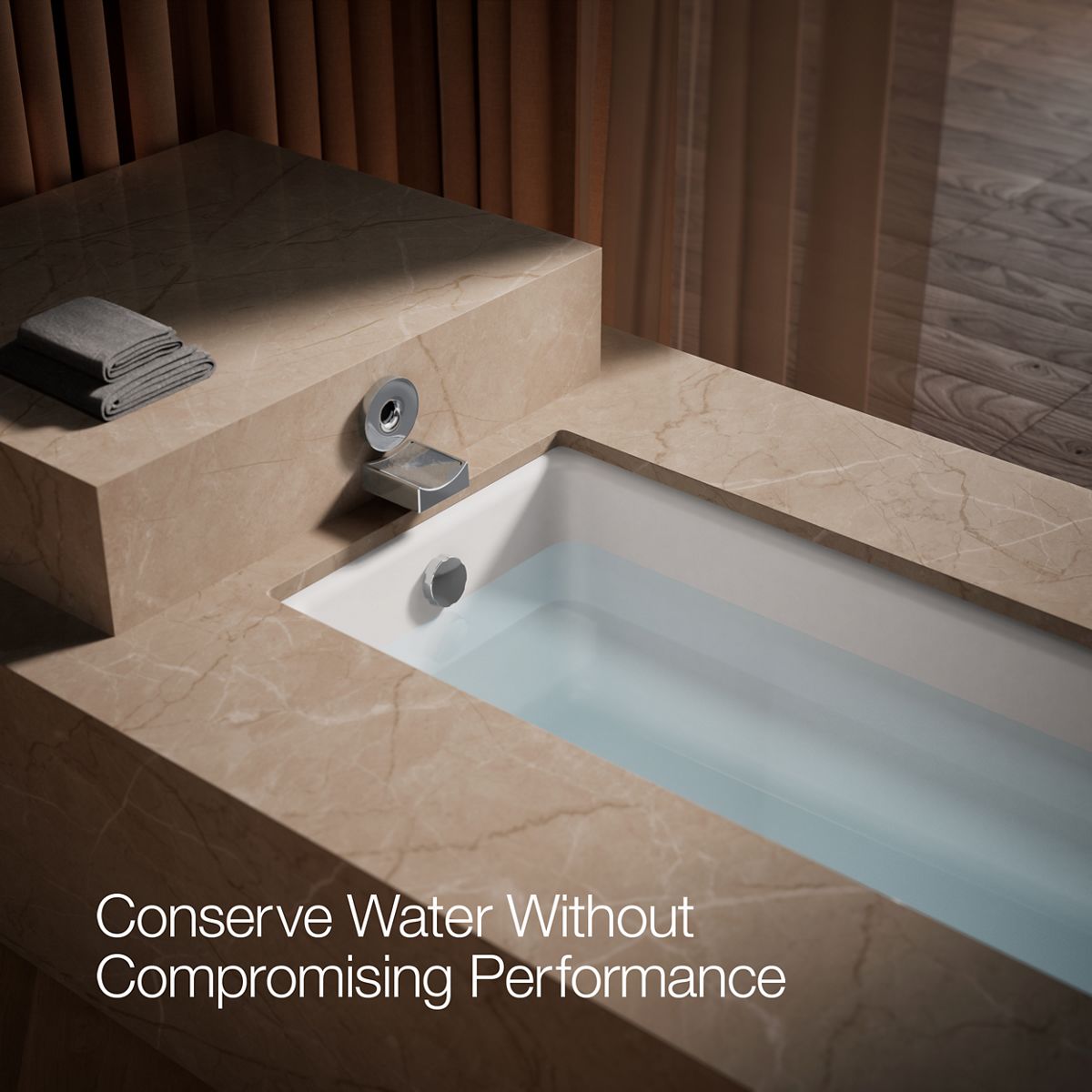 KOHLER K-923 Wall- or -ceiling-mount bath filler