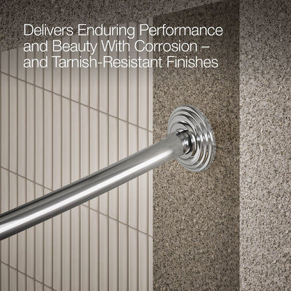 KOHLER K-9349 Expanse Curved shower rod - traditional design