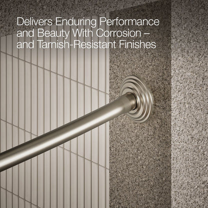 KOHLER K-9349 Expanse Curved shower rod - traditional design