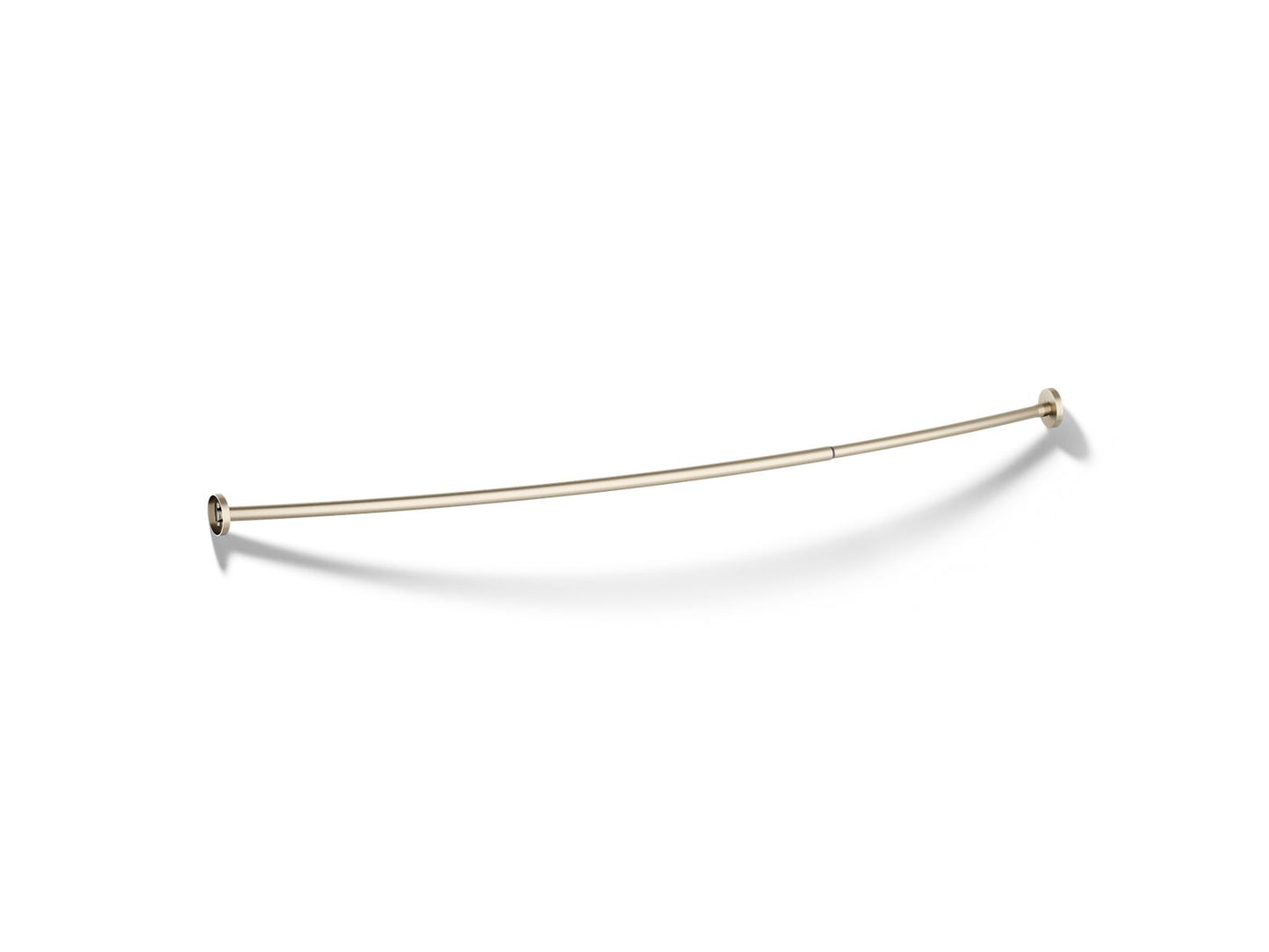KOHLER Expanse Contemporary design curved shower rod