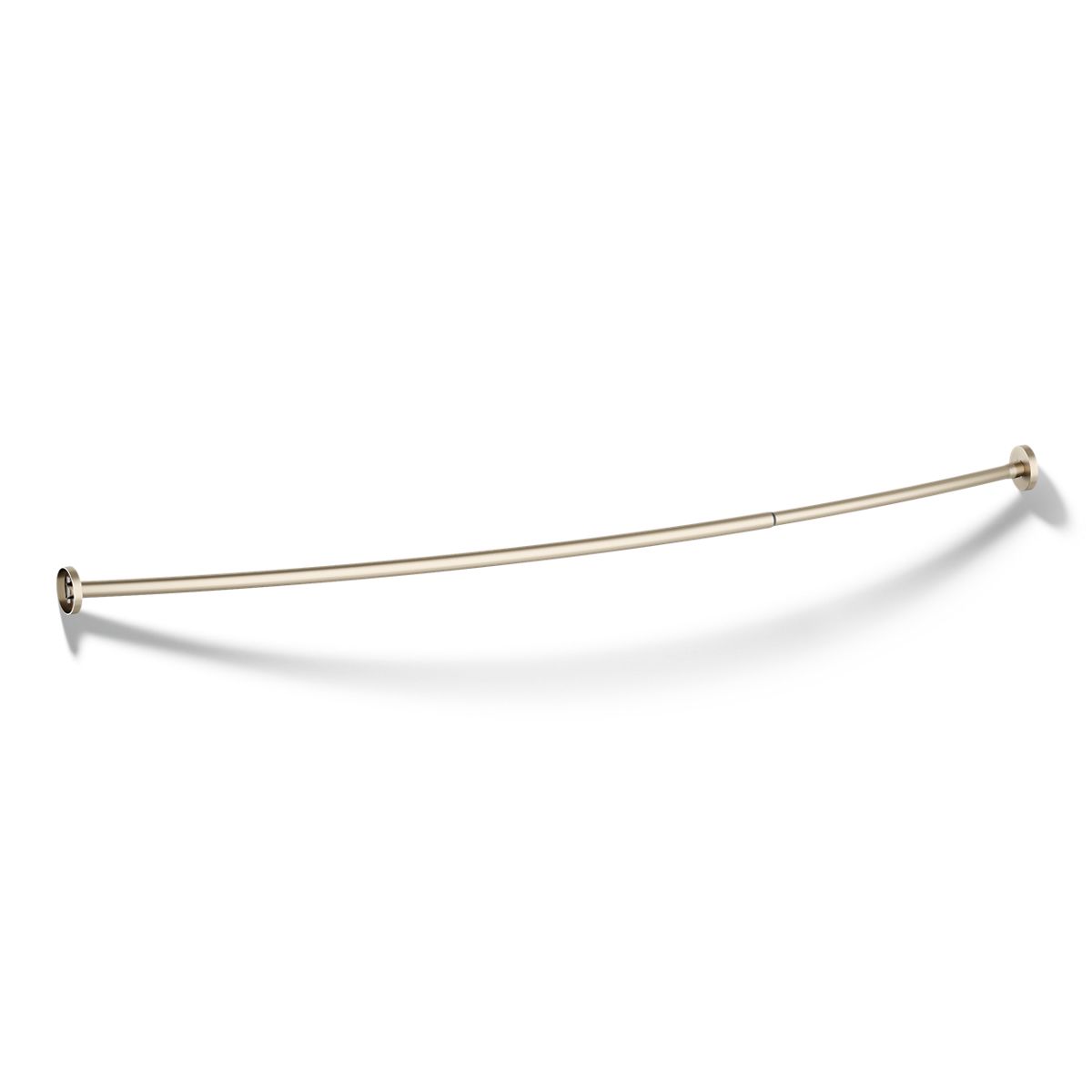 KOHLER Expanse Contemporary design curved shower rod