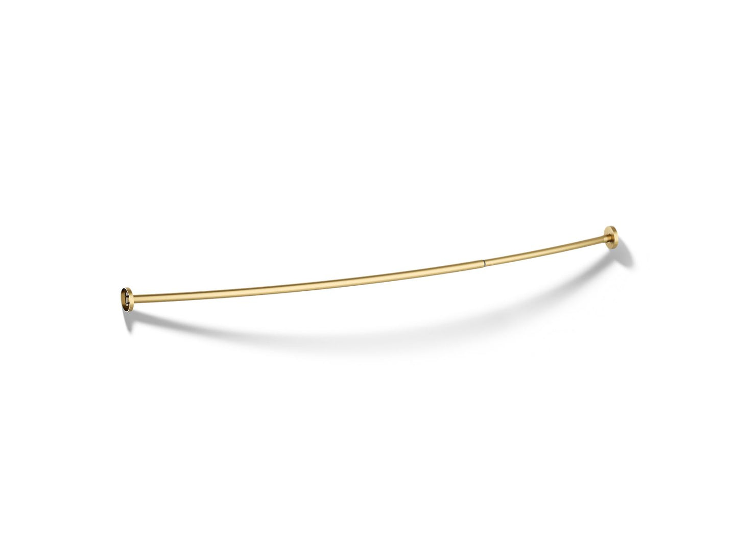 KOHLER Expanse Contemporary design curved shower rod