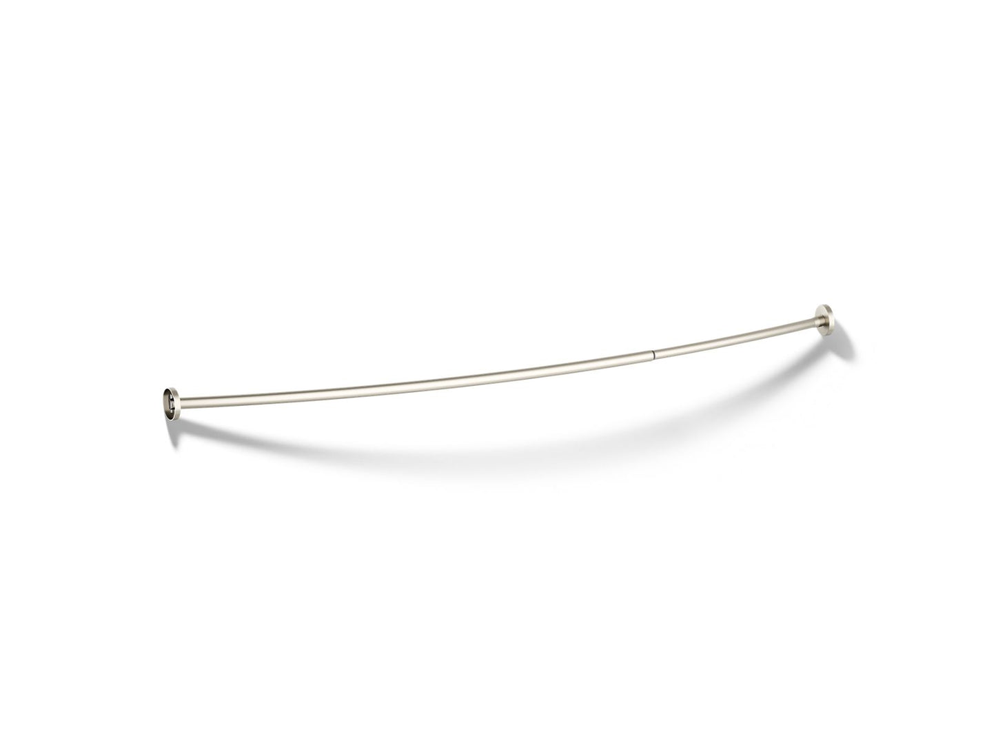 KOHLER Expanse Contemporary design curved shower rod
