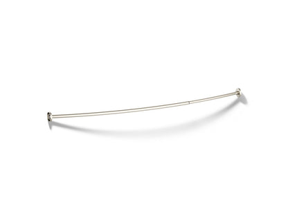 KOHLER Expanse Contemporary design curved shower rod
