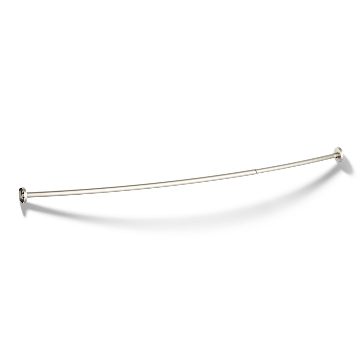 KOHLER Expanse Contemporary design curved shower rod