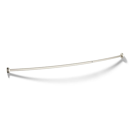 KOHLER Expanse Contemporary design curved shower rod