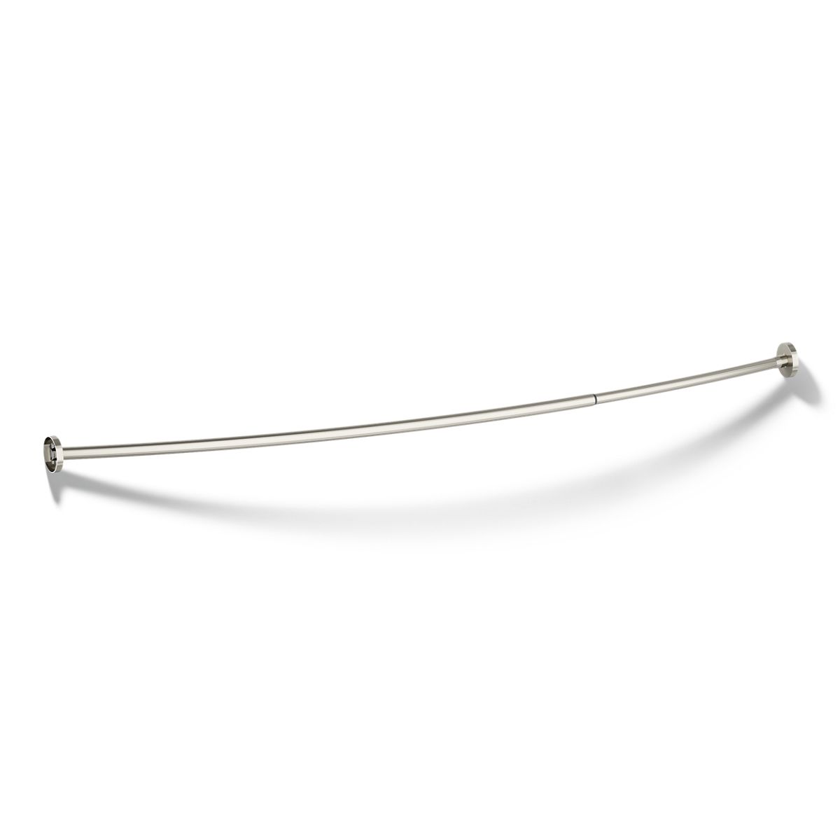 KOHLER Expanse Contemporary design curved shower rod