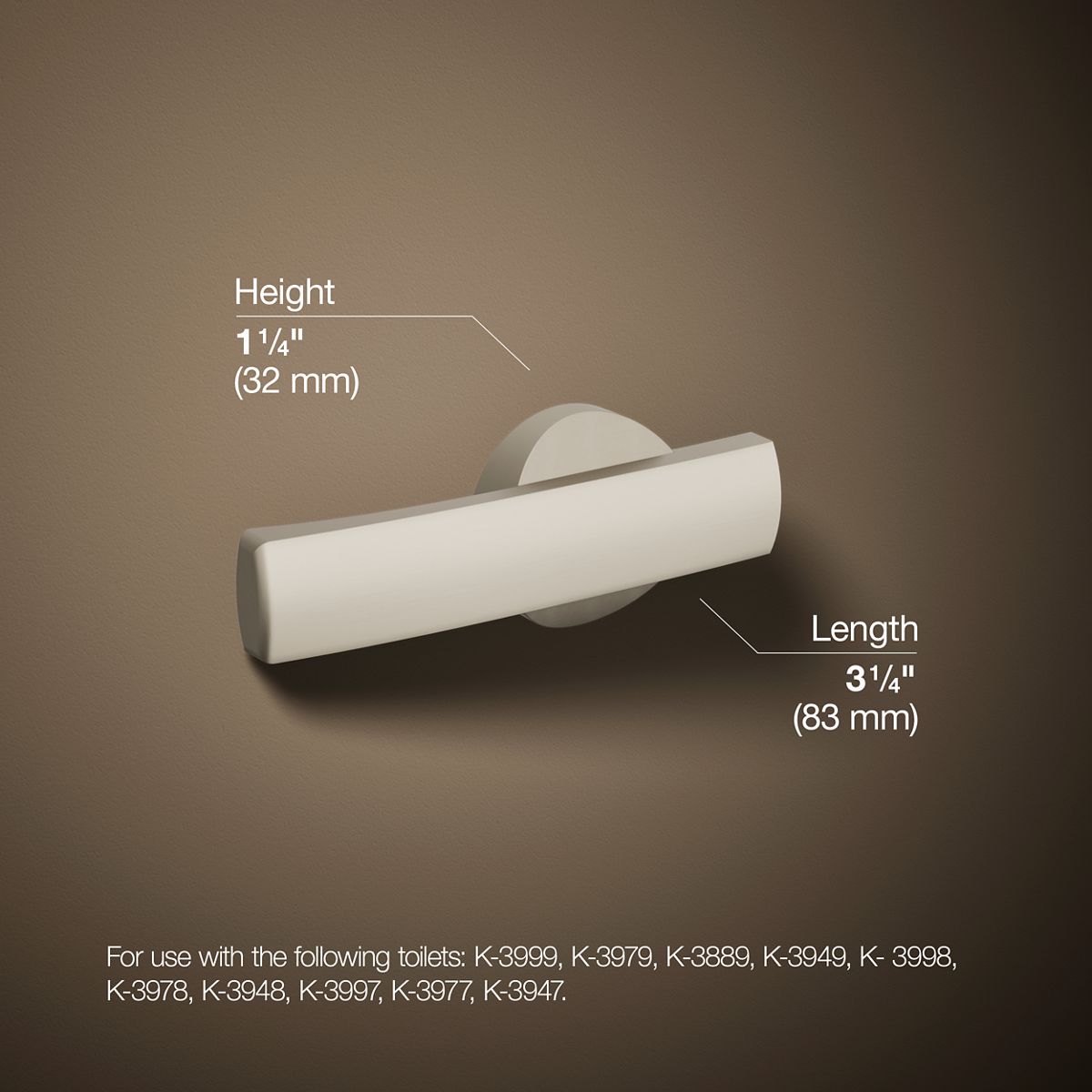 KOHLER K-9379 Wellworth Highline Trip lever