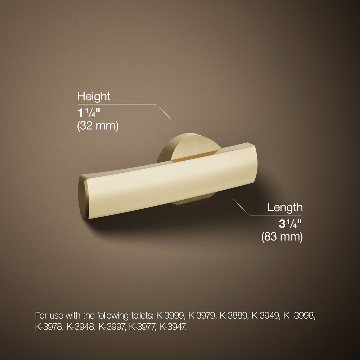 KOHLER K-9379 Wellworth Highline Trip lever