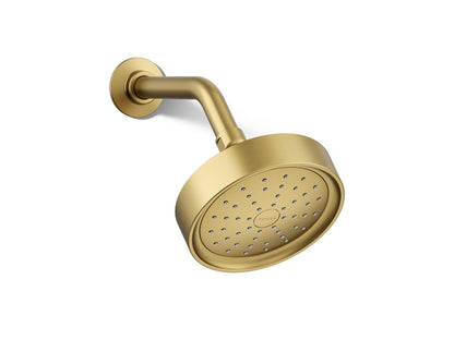 KOHLER K-939-H Purist Single-function showerhead, 1.5 gpm, vibrant brushed moderne brass