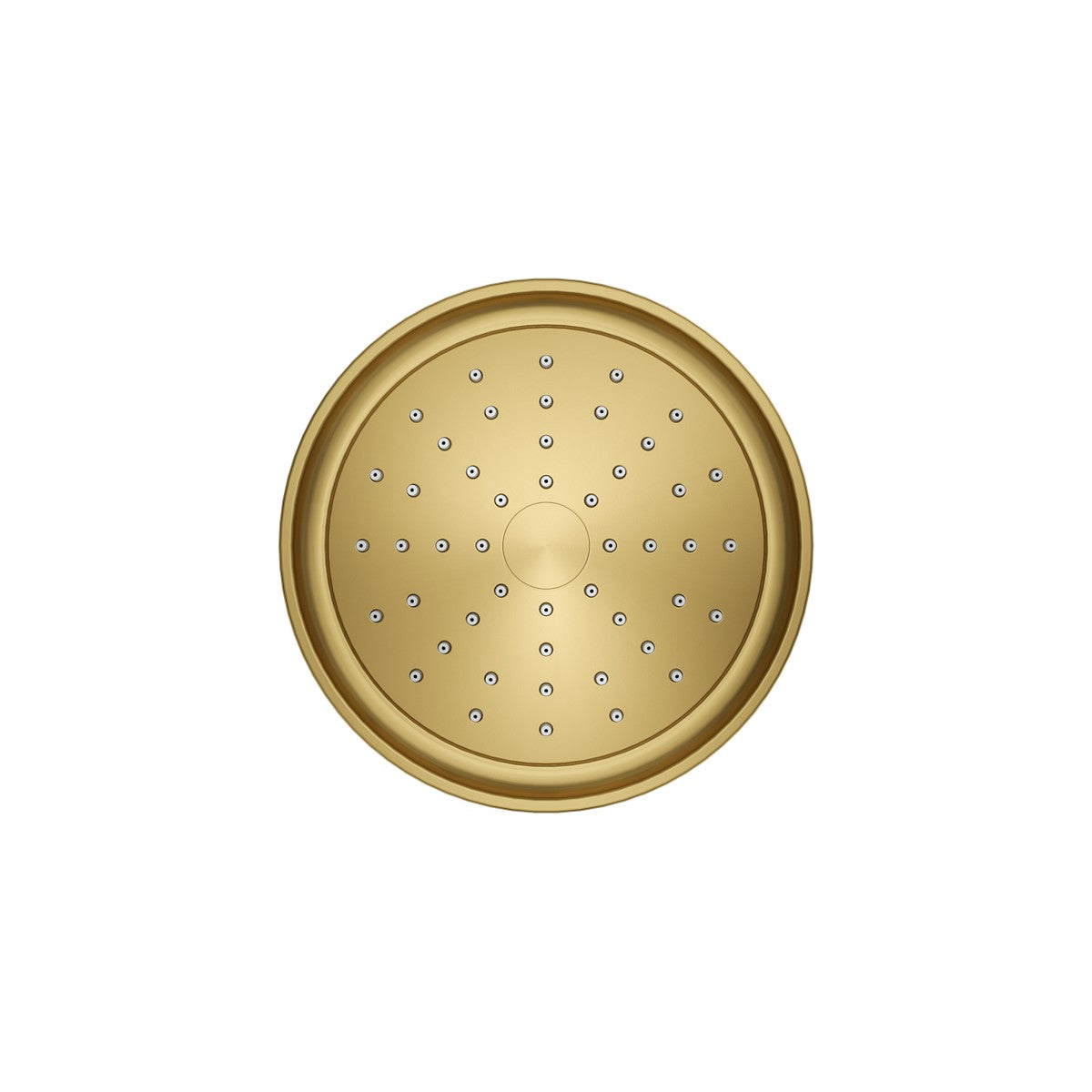 KOHLER K-939-H Purist Single-function showerhead, 1.5 gpm, vibrant brushed moderne brass - view 2