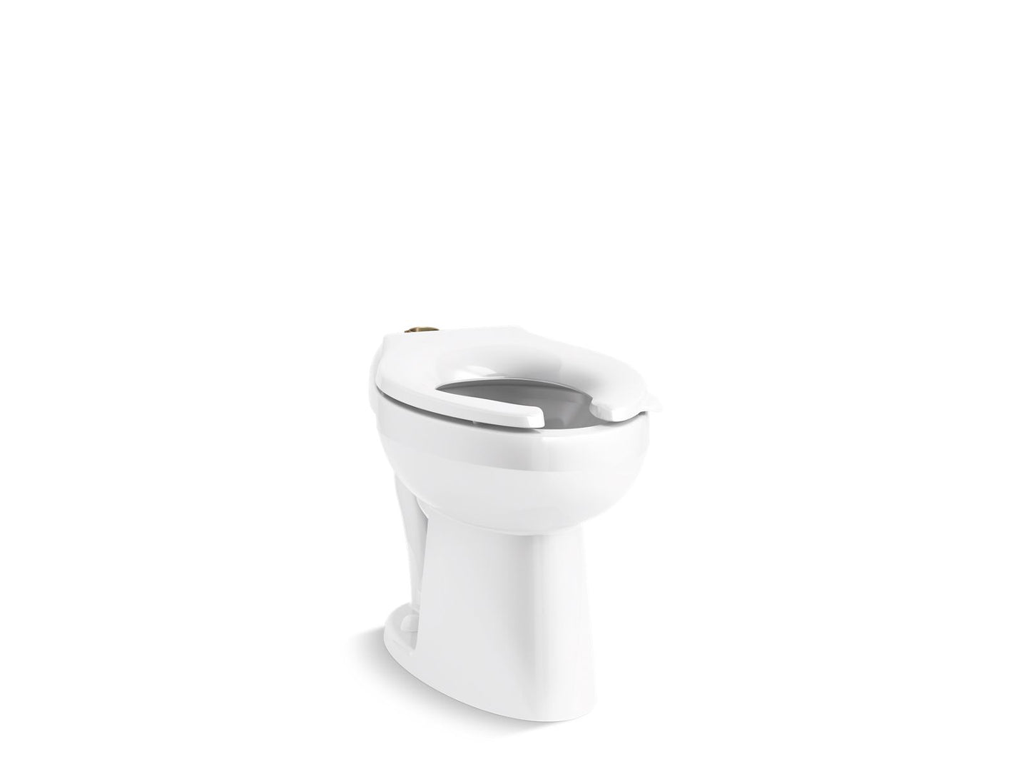 KOHLER K-96057-B Highcliff Ultra Floor-mount top spud flushometer bowl