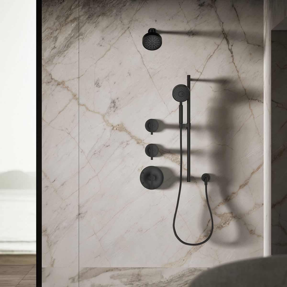 KOHLER Purist Single-function showerhead, 2.5 gpm