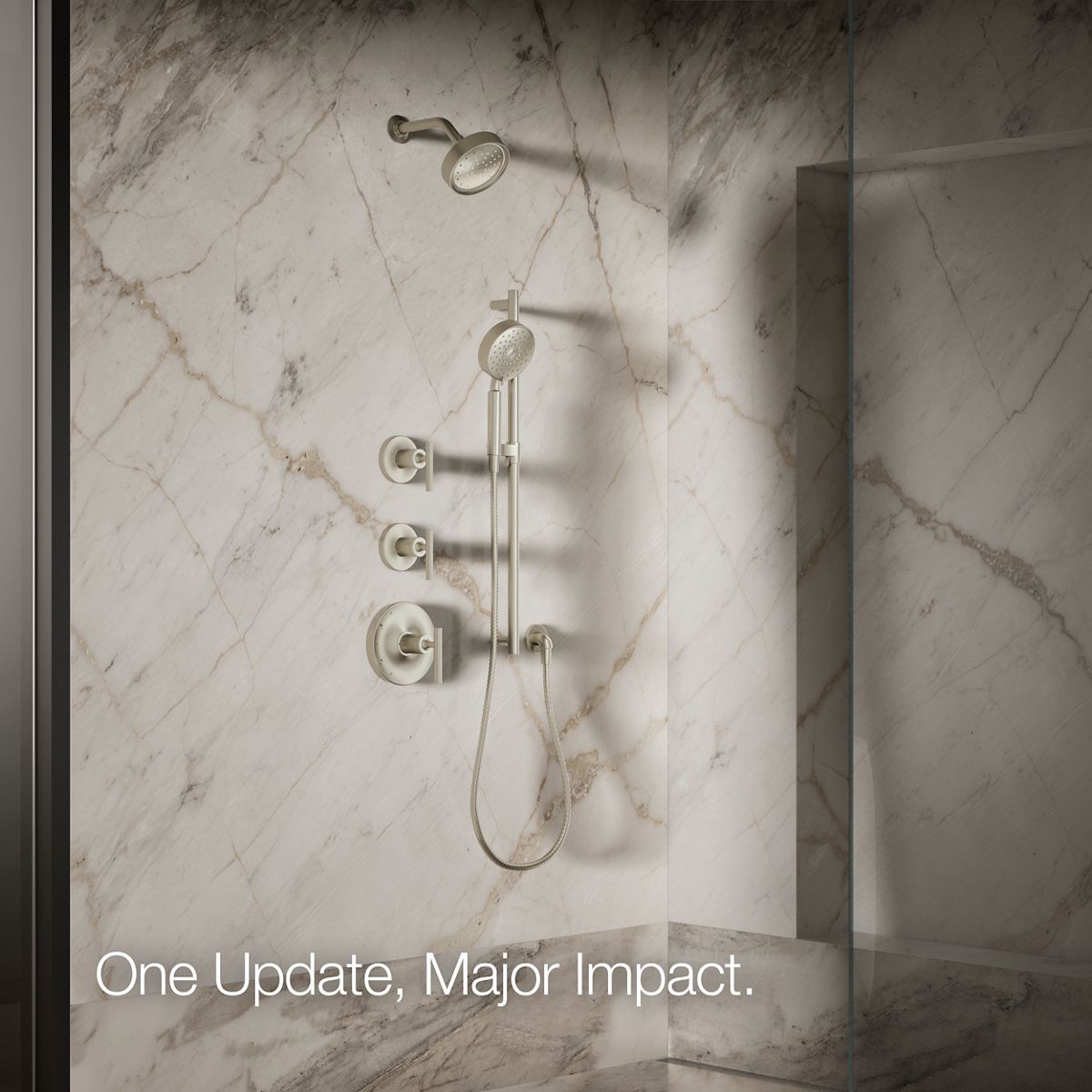 KOHLER Purist Single-function showerhead, 2.5 gpm