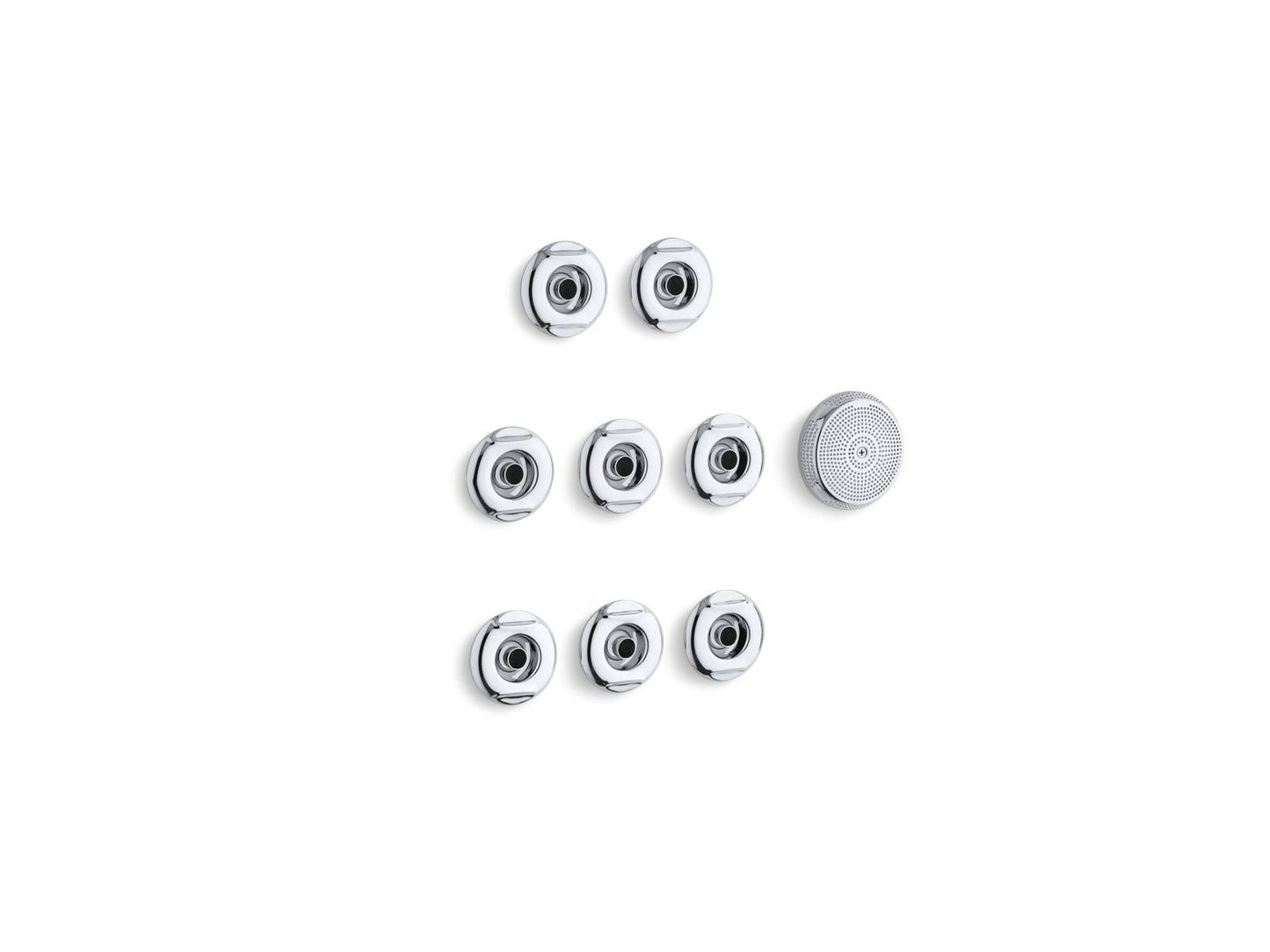 KOHLER K-9698 Flexjet Whirlpool trim kit with eight jets