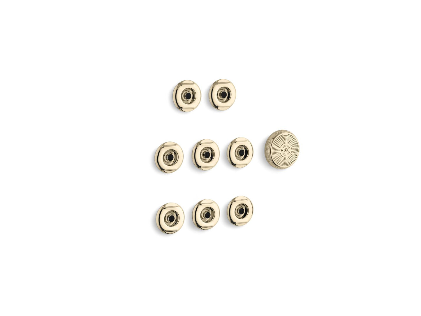 KOHLER K-9698 Flexjet Whirlpool trim kit with eight jets
