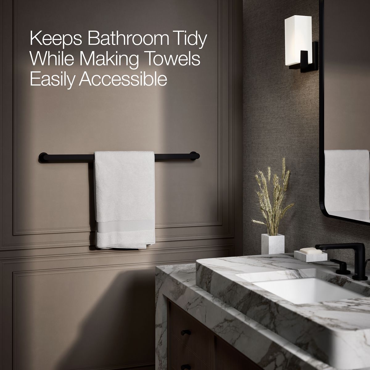 KOHLER K-97027 Avid 30" towel bar