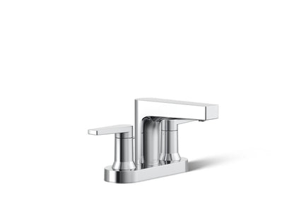 KOHLER K-97031-4 Taut Centerset bathroom sink faucet, 1.2 gpm